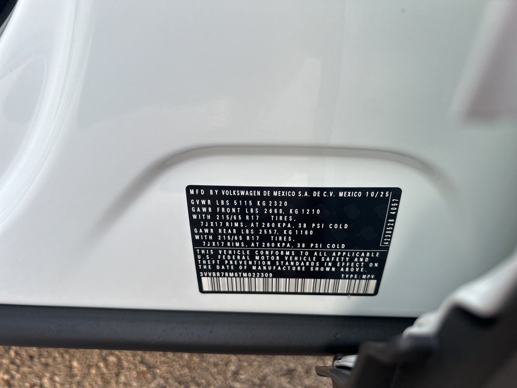 2026 Volkswagen Tiguan 2.0T S