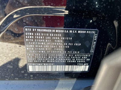 2026 Volkswagen Tiguan 2.0T S