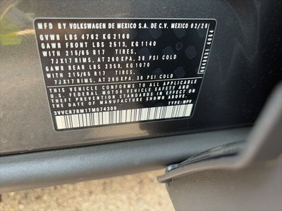 2026 Volkswagen Tiguan 2.0T S