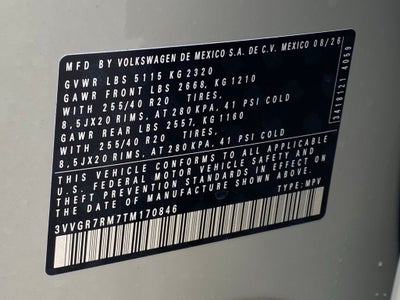2026 Volkswagen Tiguan 2.0T SE R-Line Black