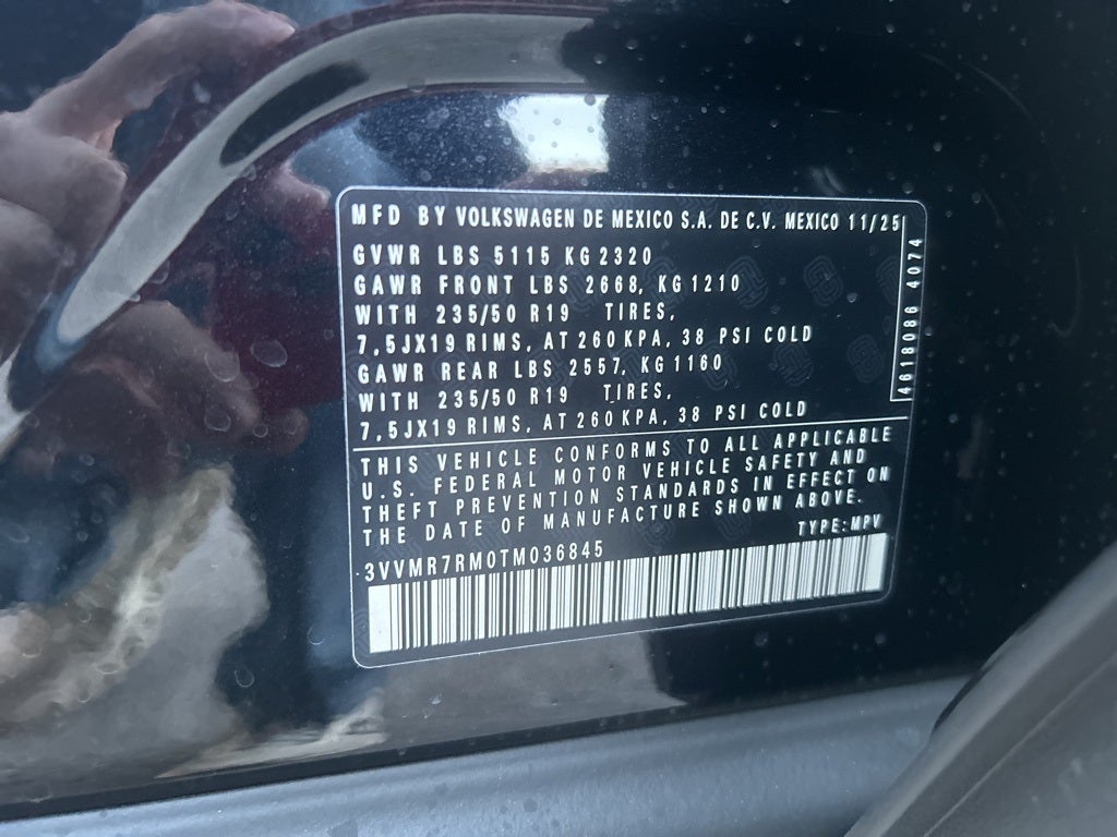 2026 Volkswagen Tiguan 2.0T SE