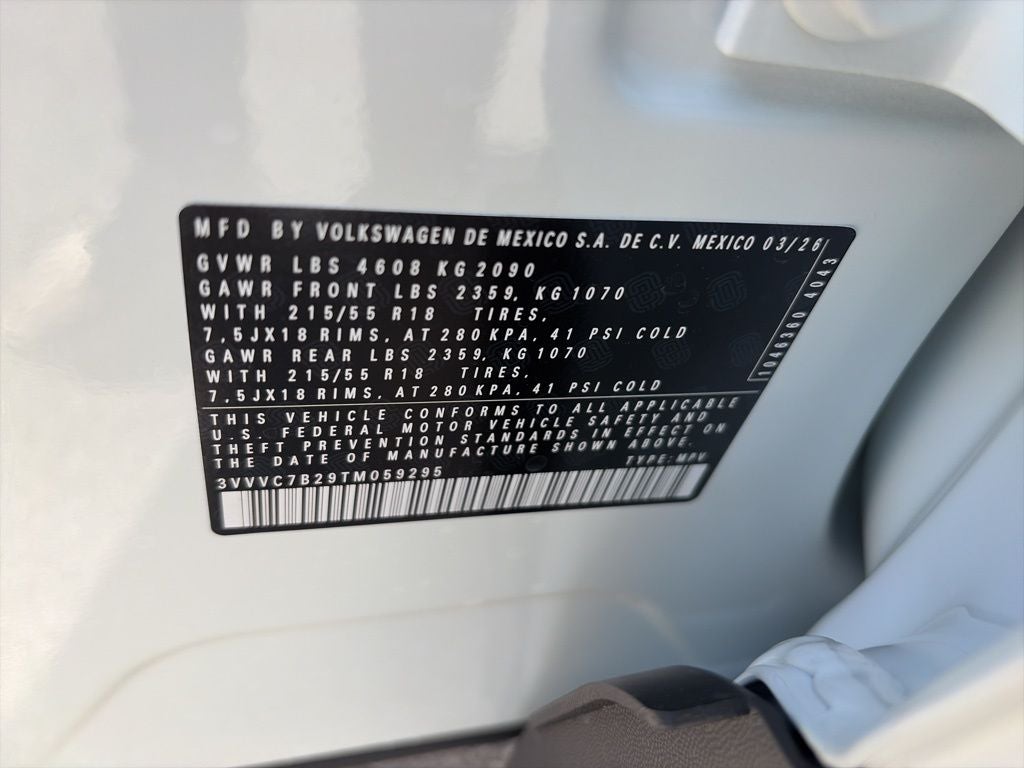 2026 Volkswagen Taos 1.5T SE