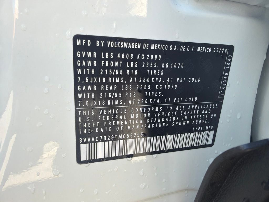 2026 Volkswagen Taos 1.5T SE
