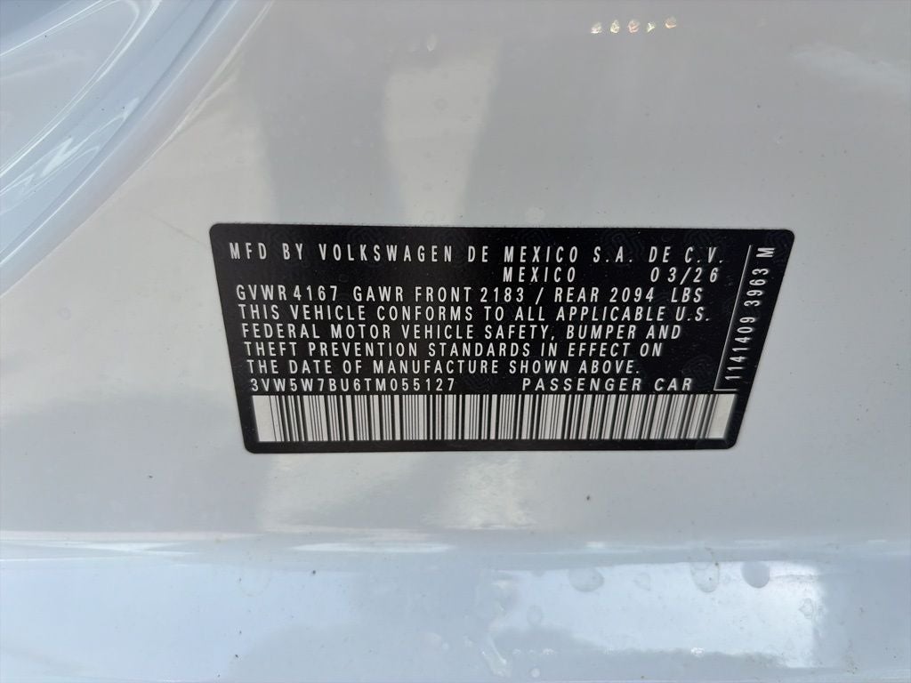 2026 Volkswagen Jetta 1.5T S