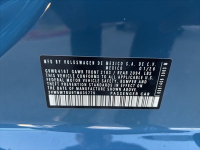 2026 Volkswagen Jetta 1.5T S