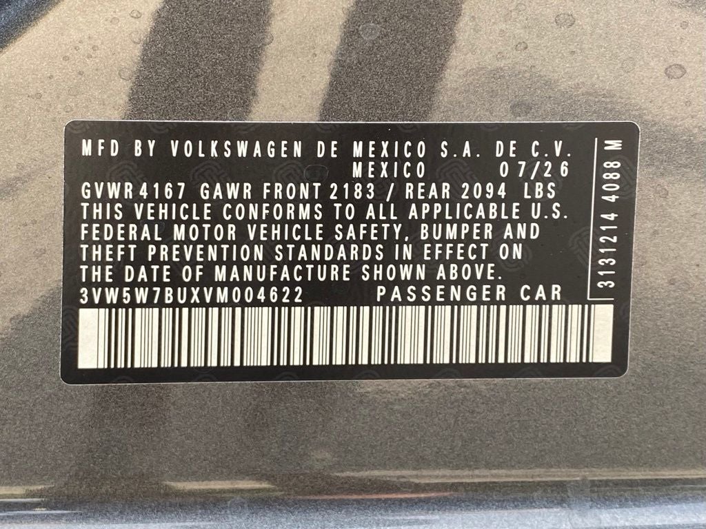 2027 Volkswagen Jetta 1.5T S