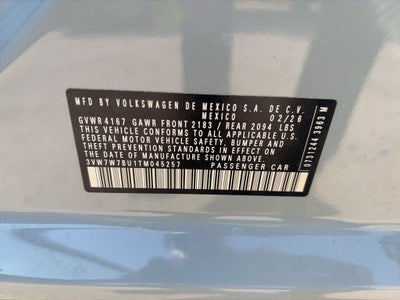 2026 Volkswagen Jetta 1.5T SE