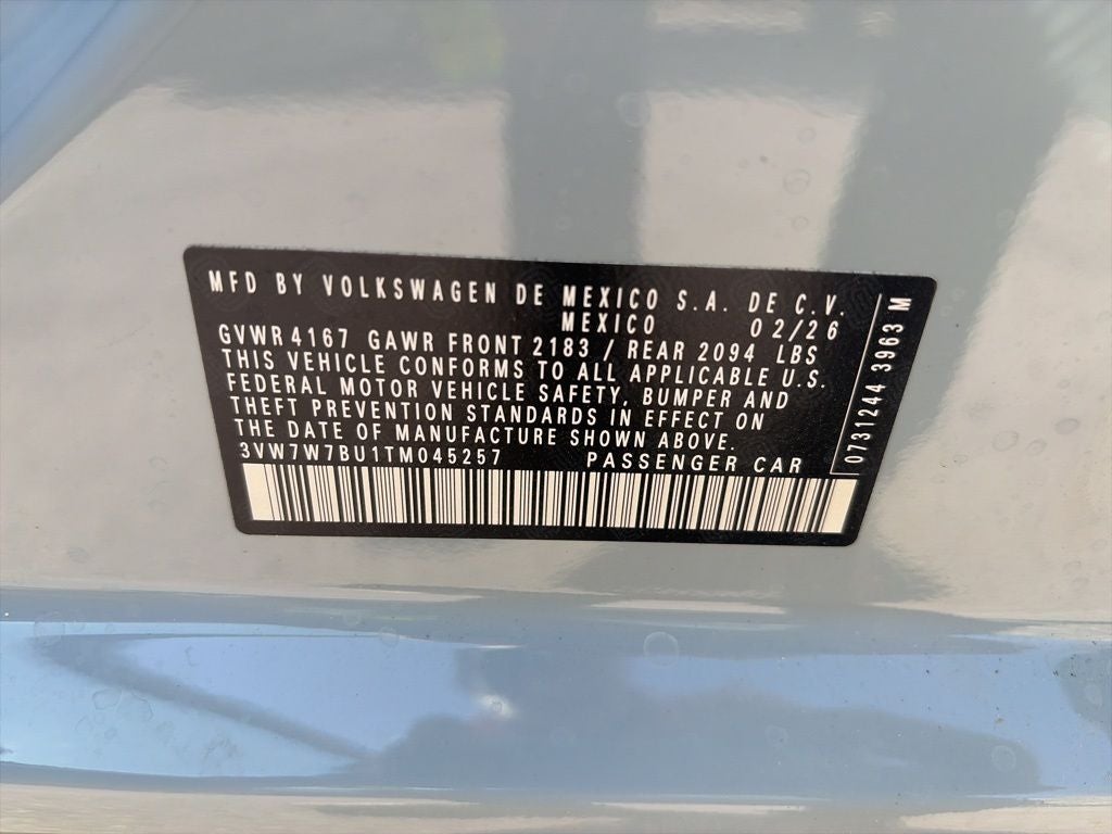 2026 Volkswagen Jetta 1.5T SE