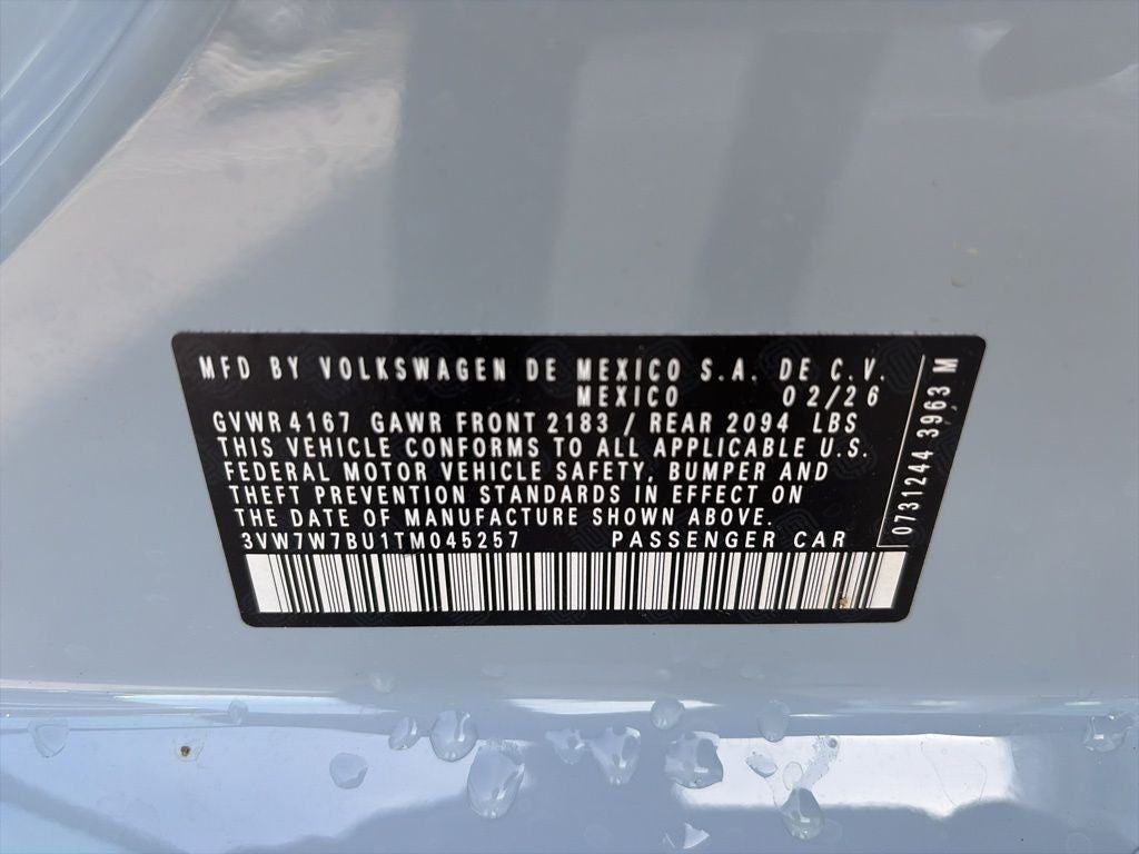 2026 Volkswagen Jetta 1.5T SE