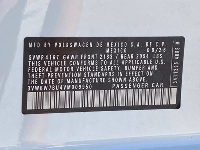 2027 Volkswagen Jetta 1.5T Sport