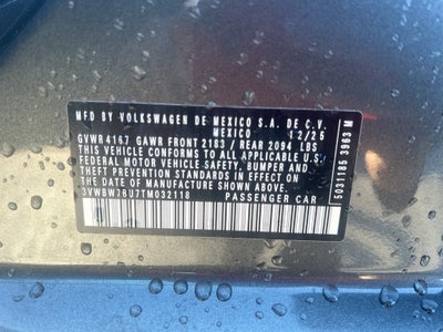 2026 Volkswagen Jetta 1.5T Sport