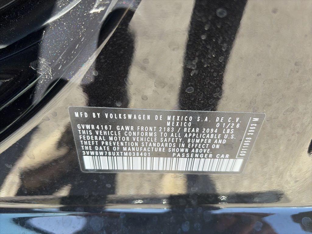 2026 Volkswagen Jetta 1.5T Sport