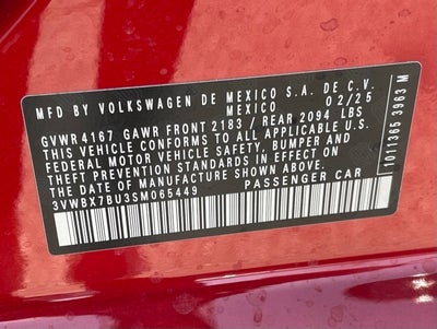 2025 Volkswagen Jetta 1.5T Sport