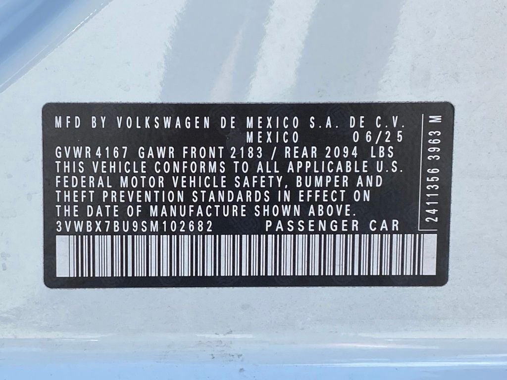 2025 Volkswagen Jetta 1.5T Sport