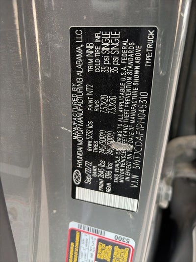 2023 Hyundai Santa Cruz NIGHT