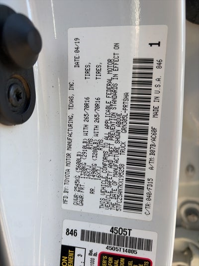 2019 Toyota Tacoma TRD Off-Road BRAND NEW TOYO A/T TIRES