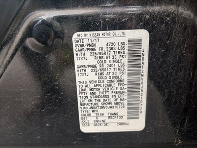 2018 Nissan Rogue SV CLEAN CARFAX LOW MILES