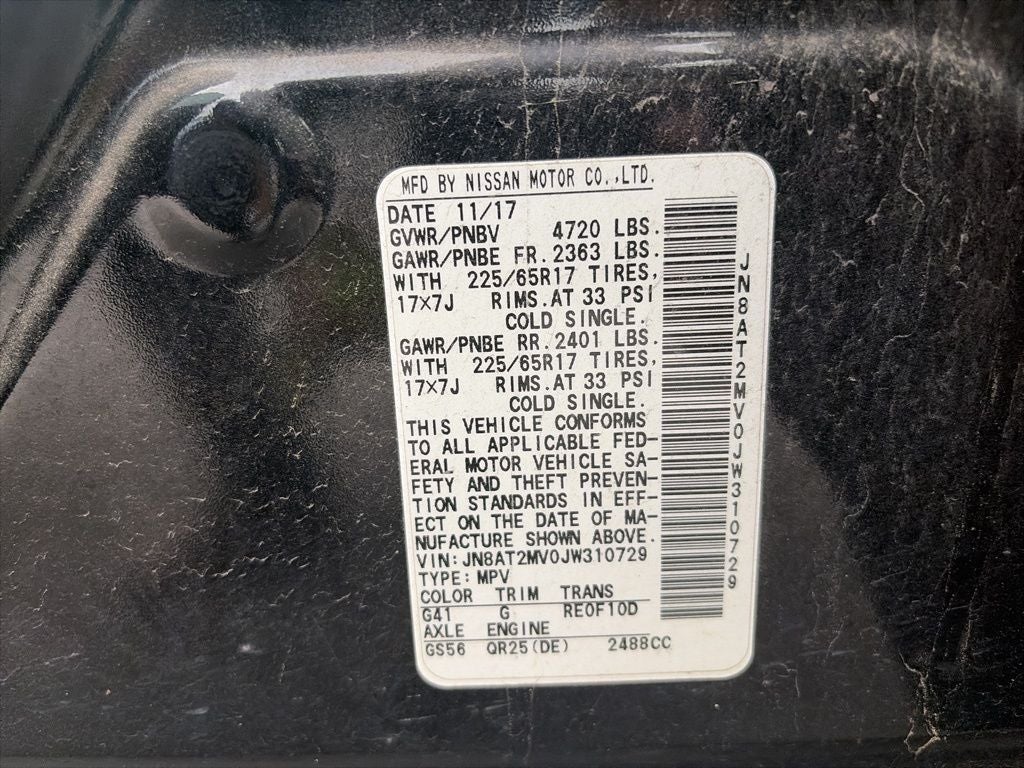 2018 Nissan Rogue SV CLEAN CARFAX LOW MILES