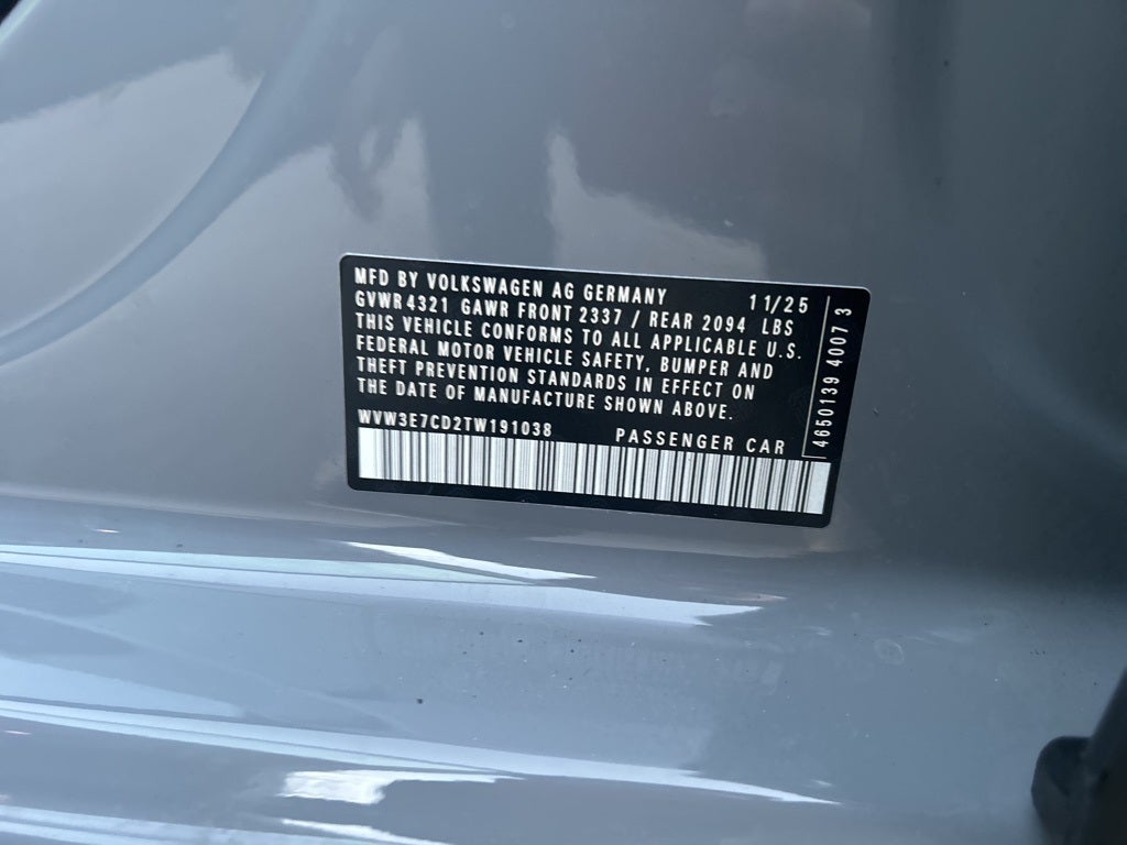 2026 Volkswagen Golf GTI 2.0T SE