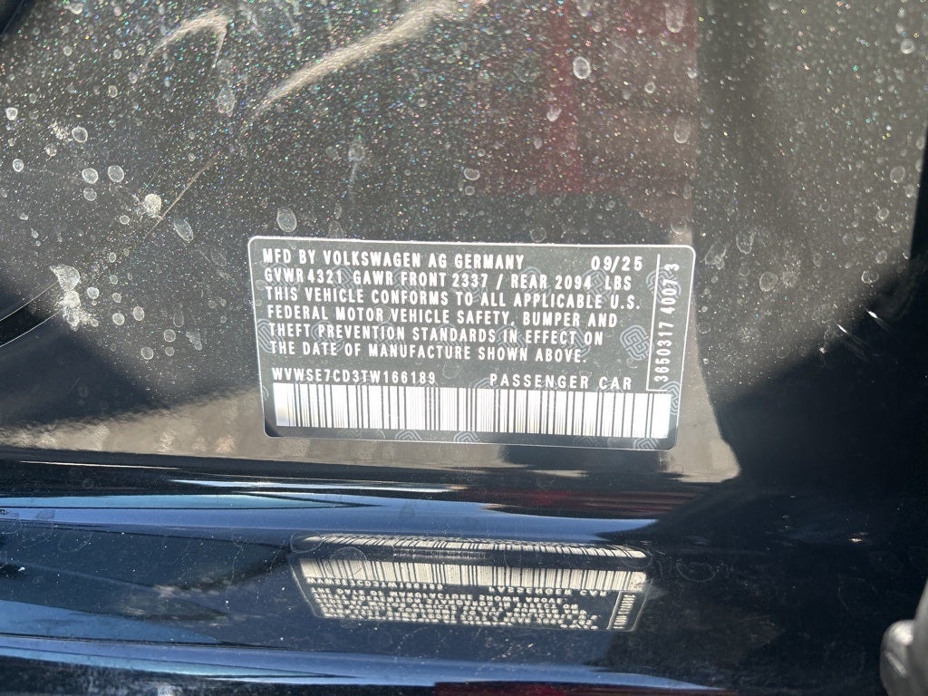 2026 Volkswagen Golf GTI 2.0T SE