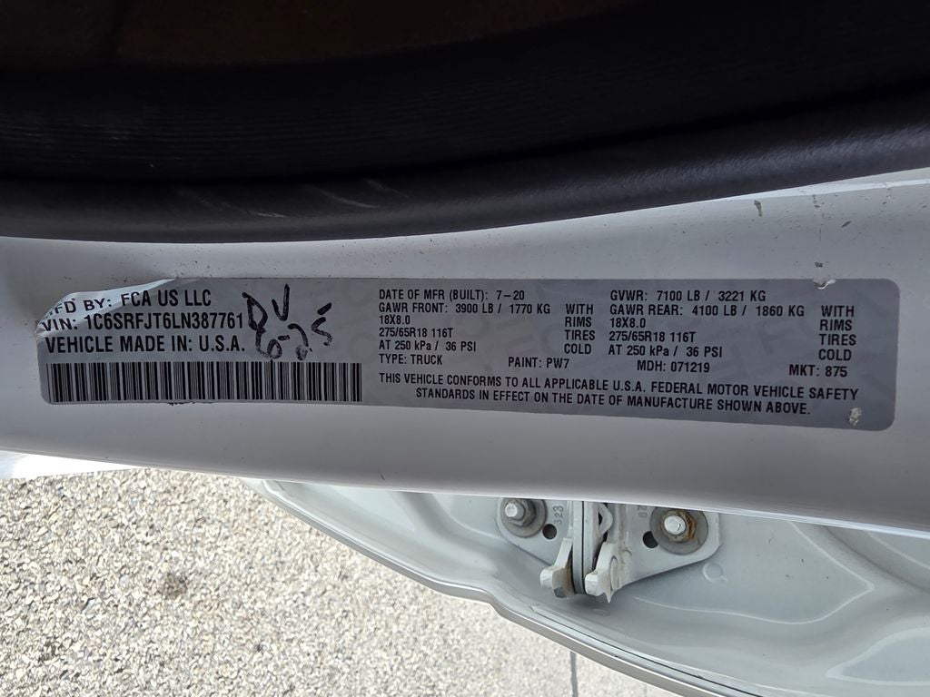 2020 RAM 1500 Laramie