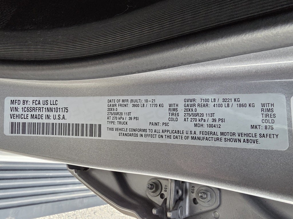 2022 RAM 1500 Laramie