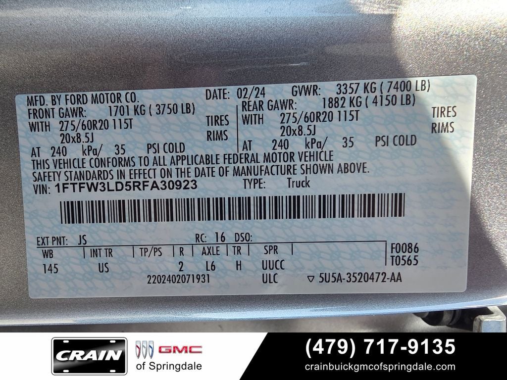 2024 Ford F-150 XLT BLUECRUISE EQUIP