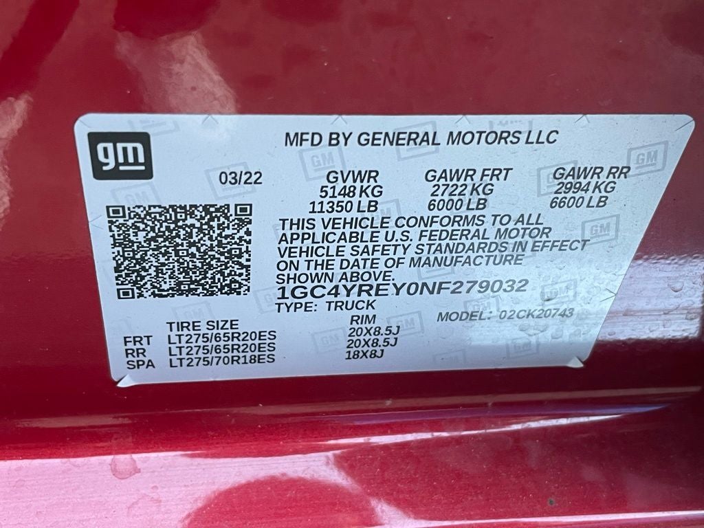 2022 Chevrolet Silverado 2500HD High Country