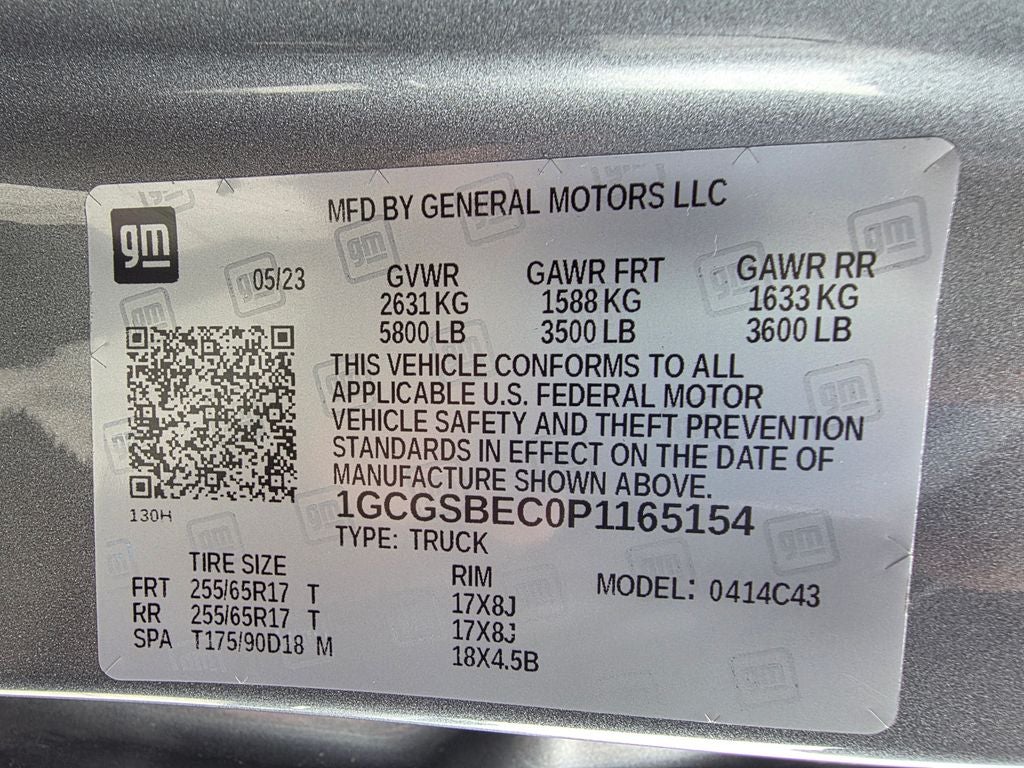 2023 Chevrolet Colorado Work Truck