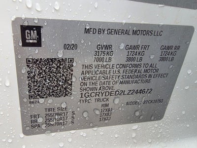 2020 Chevrolet Silverado 1500 LT