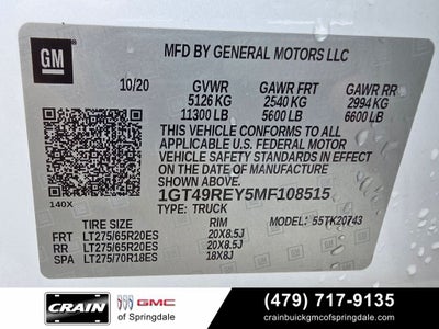 2021 GMC Sierra 2500HD Denali Ultimate Package