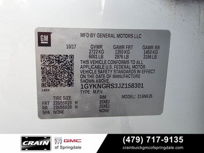 2018 Cadillac XT5 Platinum NEW TIRES/ CLEAN CARFAX/ LOW MILES
