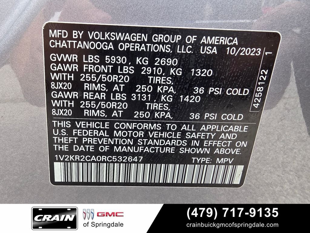 2024 Volkswagen Atlas 2.0T SE w/Technology