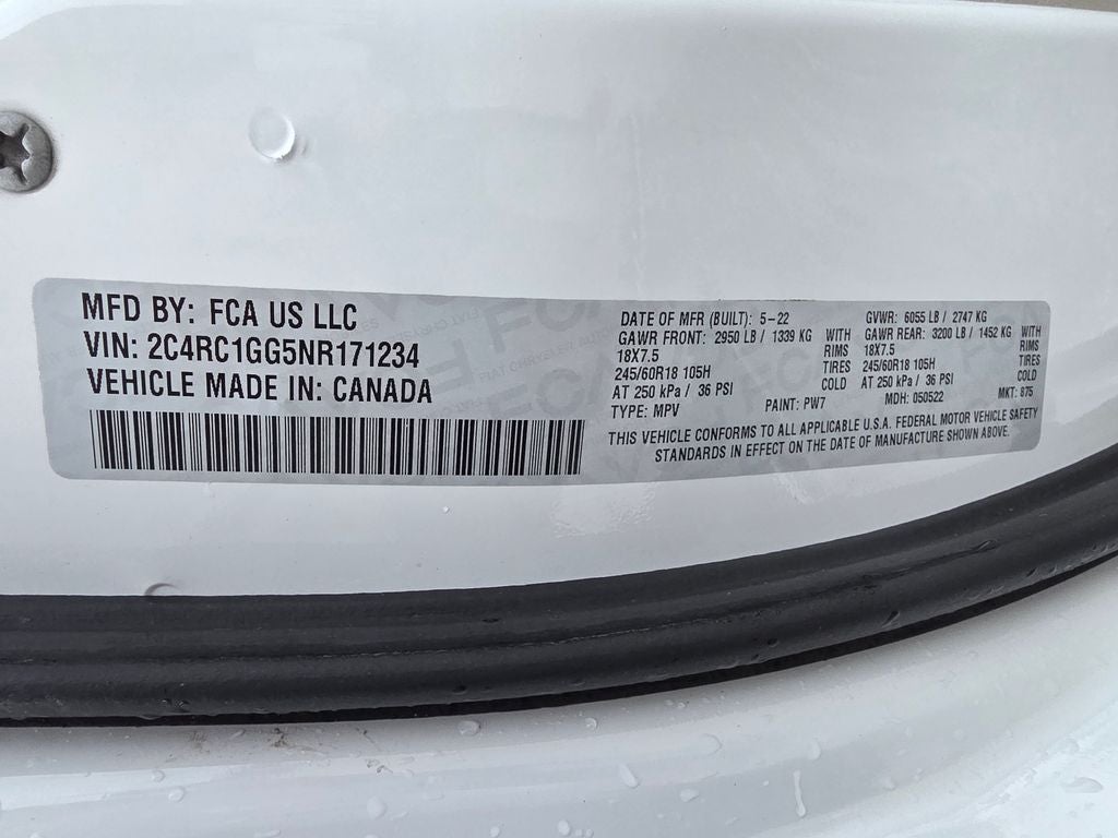 2022 Chrysler Pacifica Limited