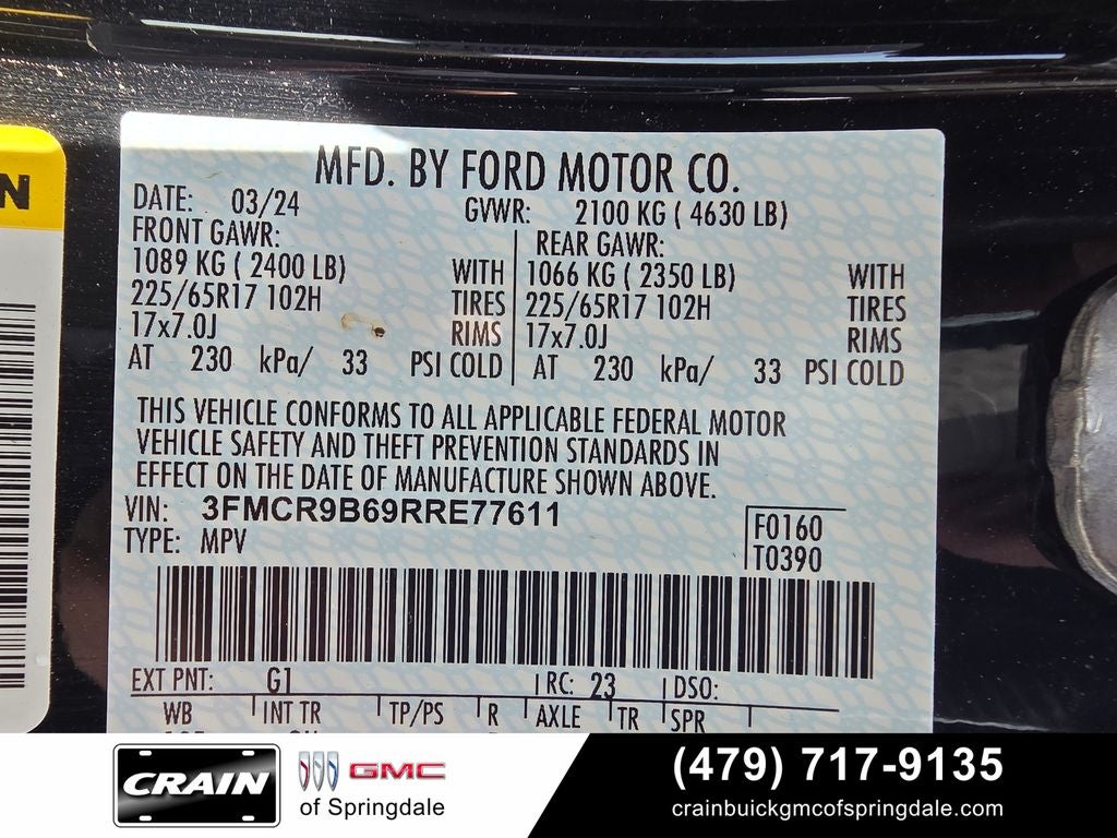2024 Ford Bronco Sport Big Bend 1.5L