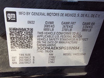 2023 Chevrolet Silverado 1500 WT