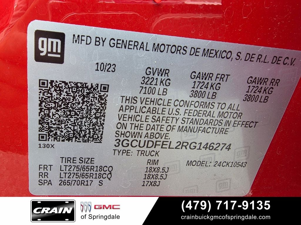 2024 Chevrolet Silverado 1500 LT Trail Boss Premium Package