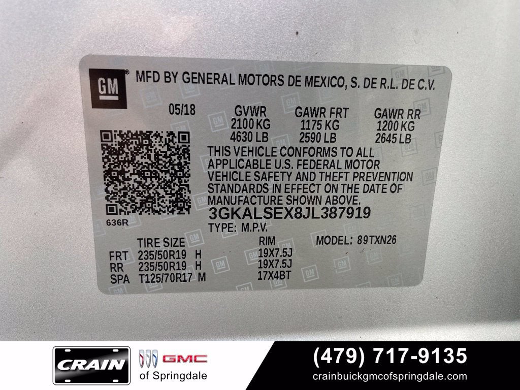 2018 GMC Terrain Denali