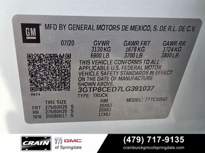 2020 GMC Sierra 1500 Elevation 5.3L V8