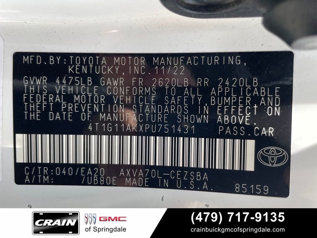 2023 Toyota Camry SE