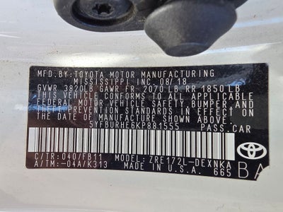 2019 Toyota Corolla LE