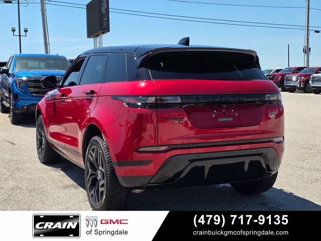 2020 Land Rover Range Rover Evoque SE P250 MOONROOF BLACK WHEELS