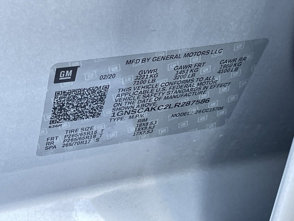 2020 Chevrolet Tahoe LS