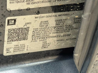 2021 GMC Sierra 1500 AT4