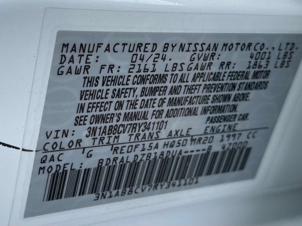 2024 Nissan Sentra SV