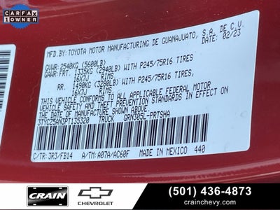 2023 Toyota Tacoma 4WD SR