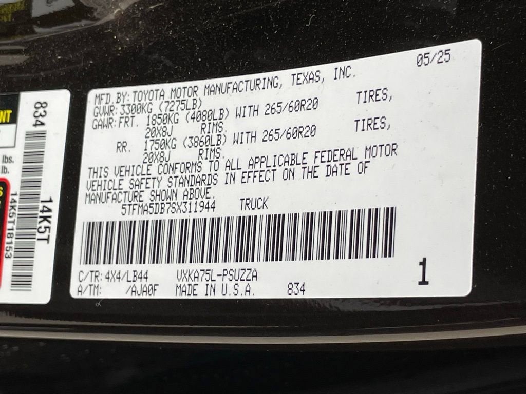 2025 Toyota Tundra 4WD 1794 Edition