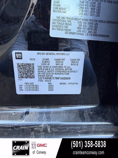 2024 GMC Sierra 2500 HD SLT