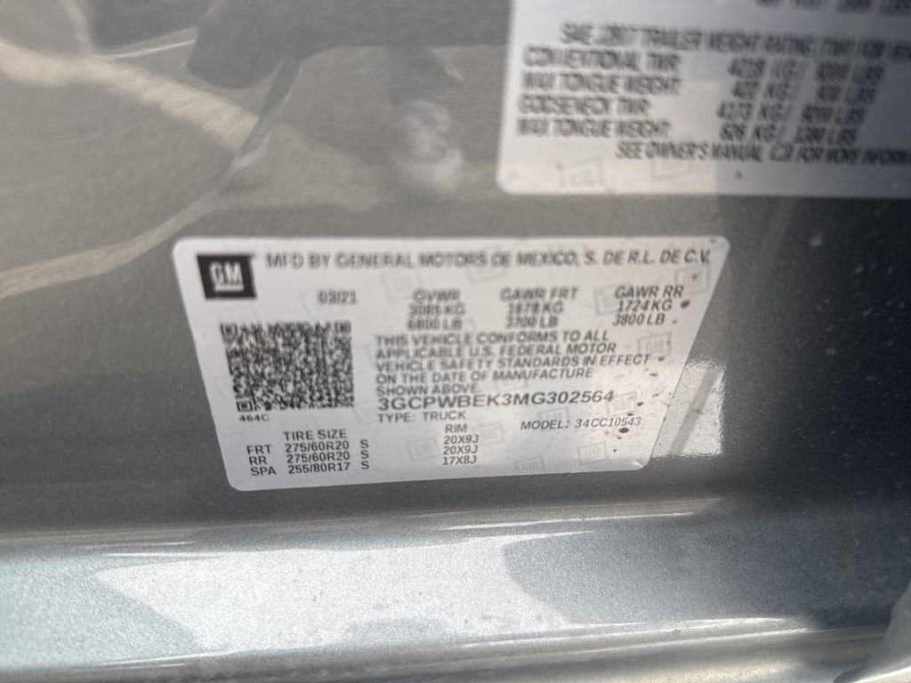 2021 Chevrolet Silverado 1500 Custom