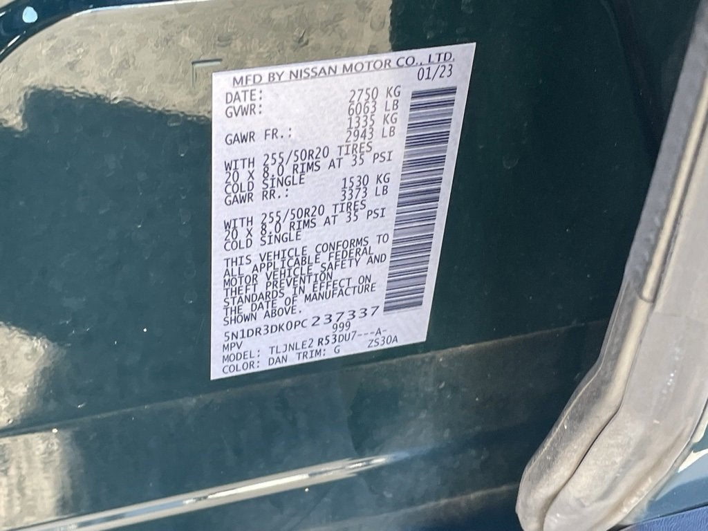 2023 Nissan Pathfinder Platinum